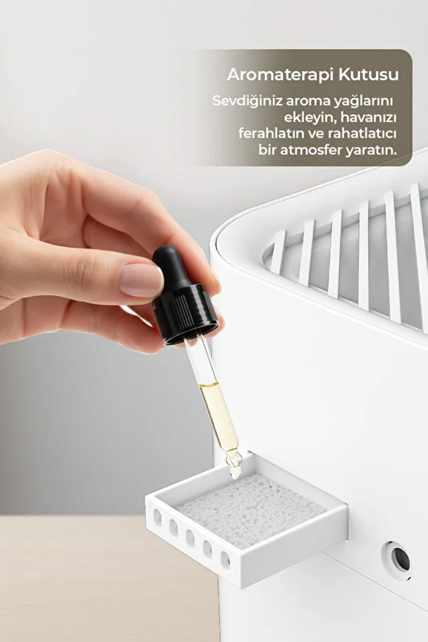 5.5L Ultrasonik Hava Nemlendirici 7 Modlu Gece Lambası Saat Ayarlı ve Sessiz Çalışma